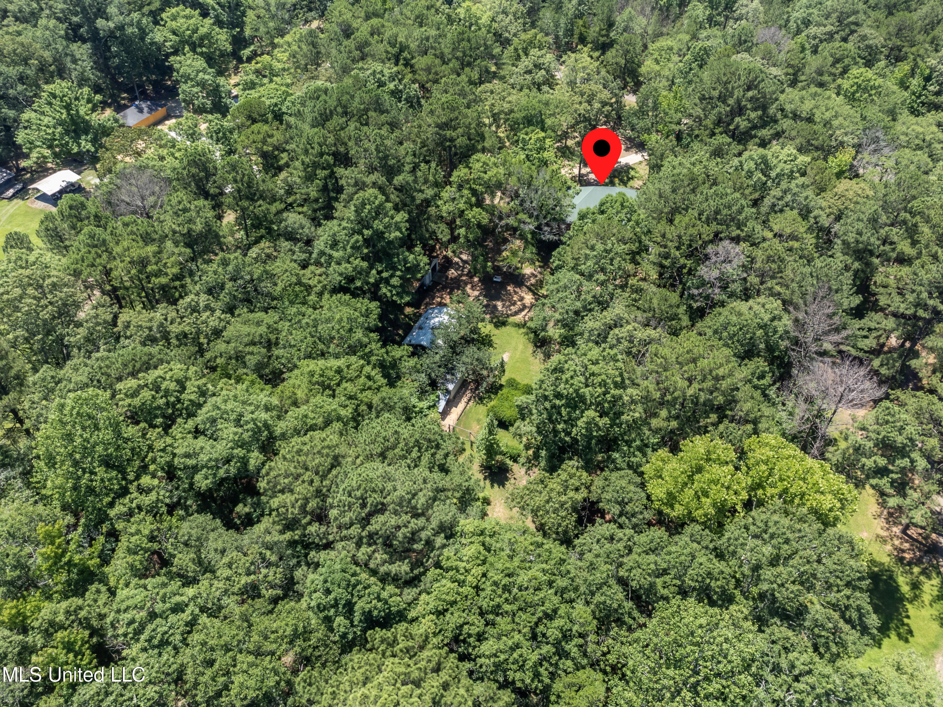 245 Coon Hunters Road Brandon, MS 39042 - Photo 69 of 70 245 Coon Hunters Road drone-7_w marker