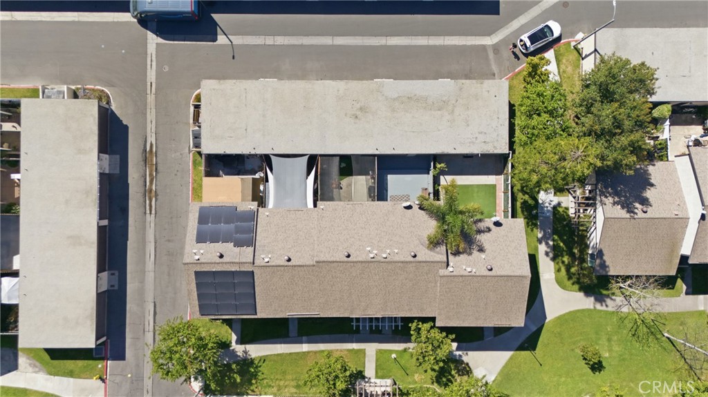 7085 Fulton Way Stanton, CA 90680 - Photo 27 of 34 an aerial view of a house with a yard