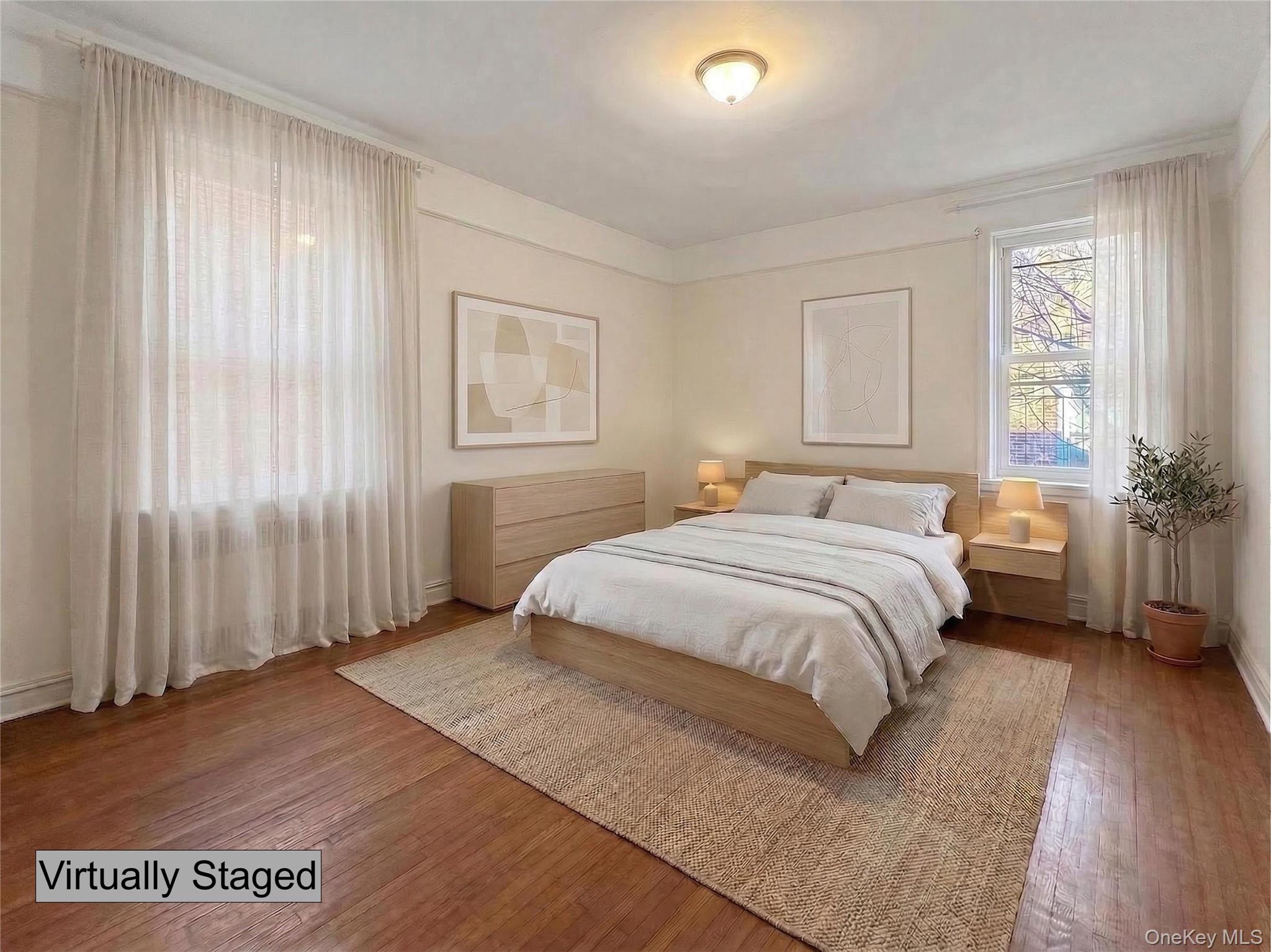 45 Kew Gardens Road, Unit 5N Queens, NY 11415 - Photo 8 of 16 Virtually Staged Bedroom