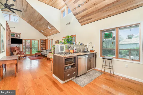 a bedroom with furniture and a couch