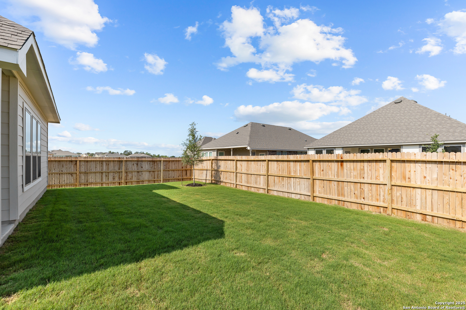 119 Mallorys Way Castroville, TX 78009 - Photo 2 of 24 a view of outdoor space with backyard and green space