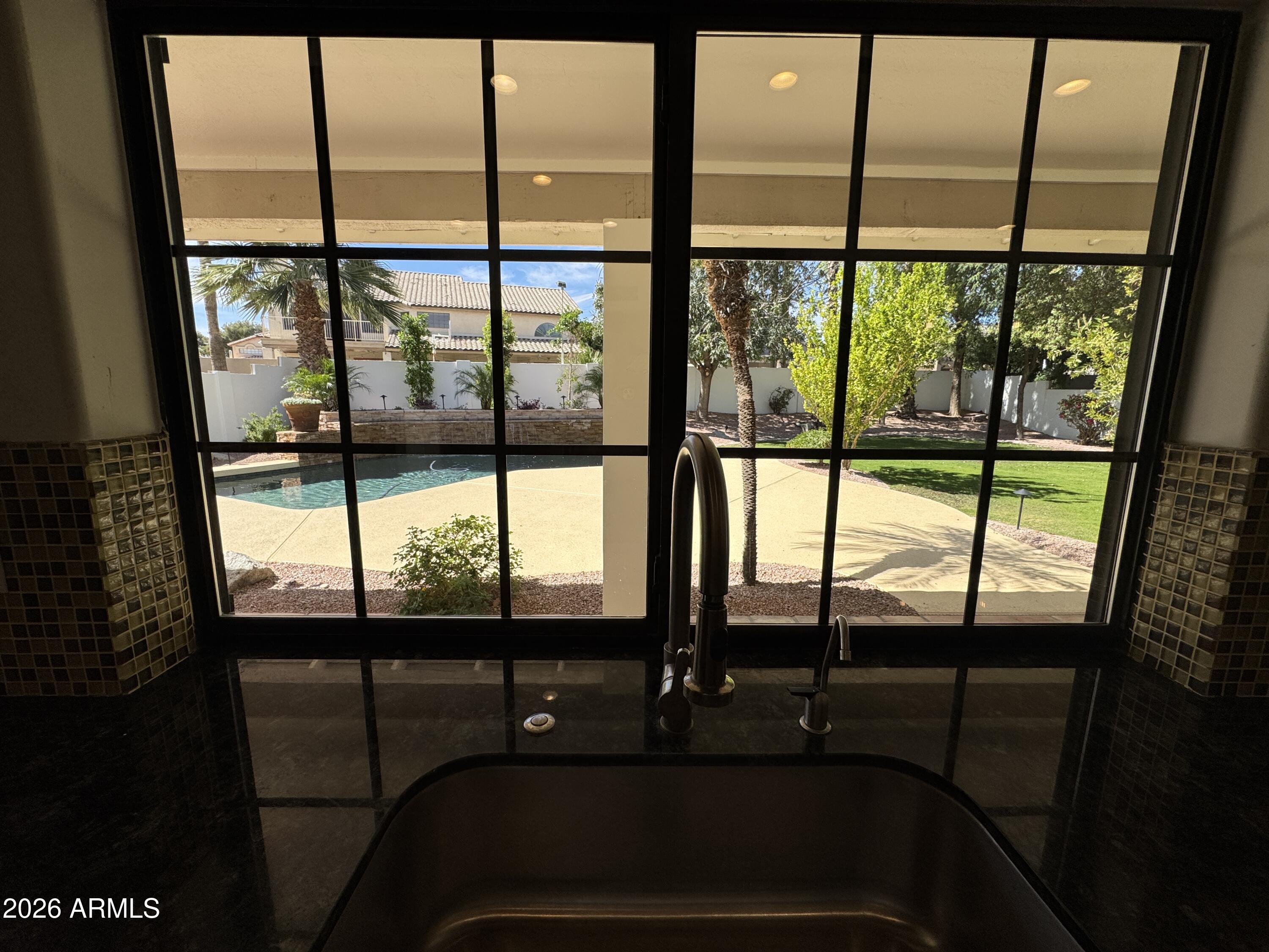 16006 South 36th Street Phoenix, AZ 85048 - Photo 38 of 47 View from Kitchen Sink