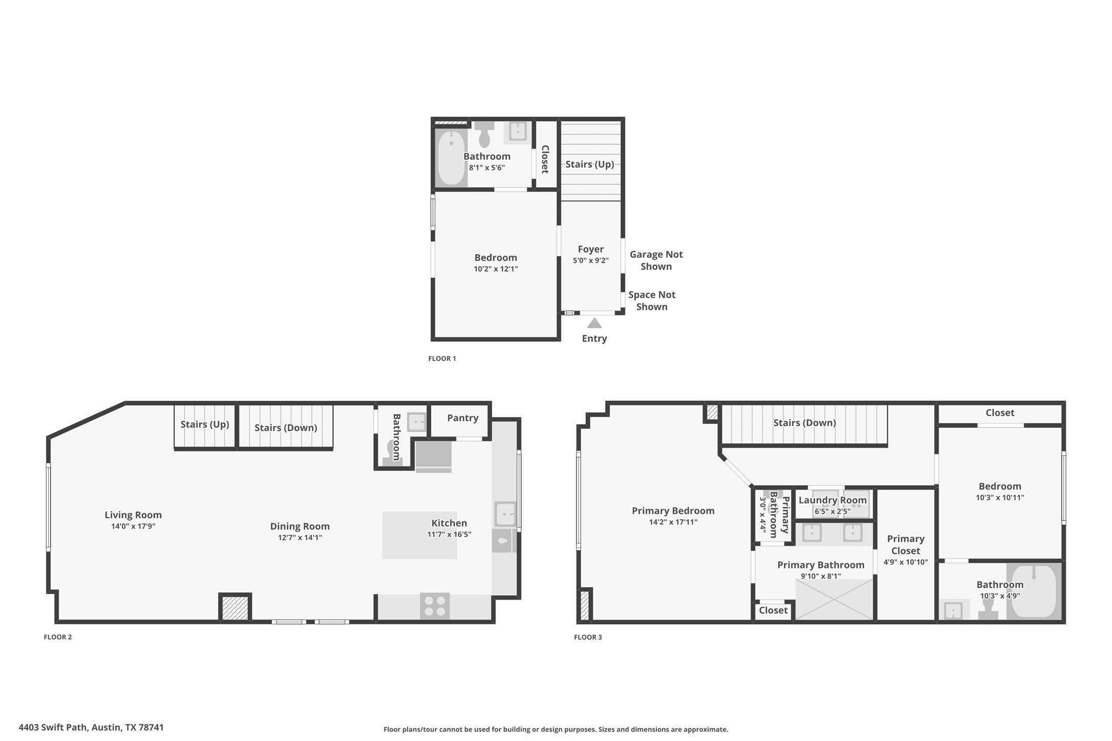 4403 Swift Path Austin, TX 78741 - Photo 32 of 32 Floor plan