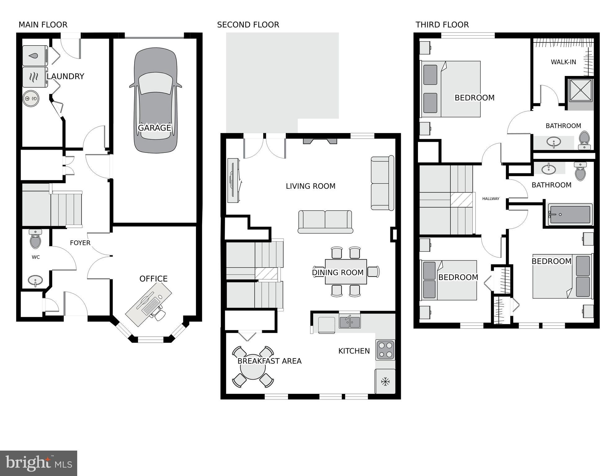 1343 Argall Place Alexandria, VA 22314 - Photo 35 of 35 Floor plans