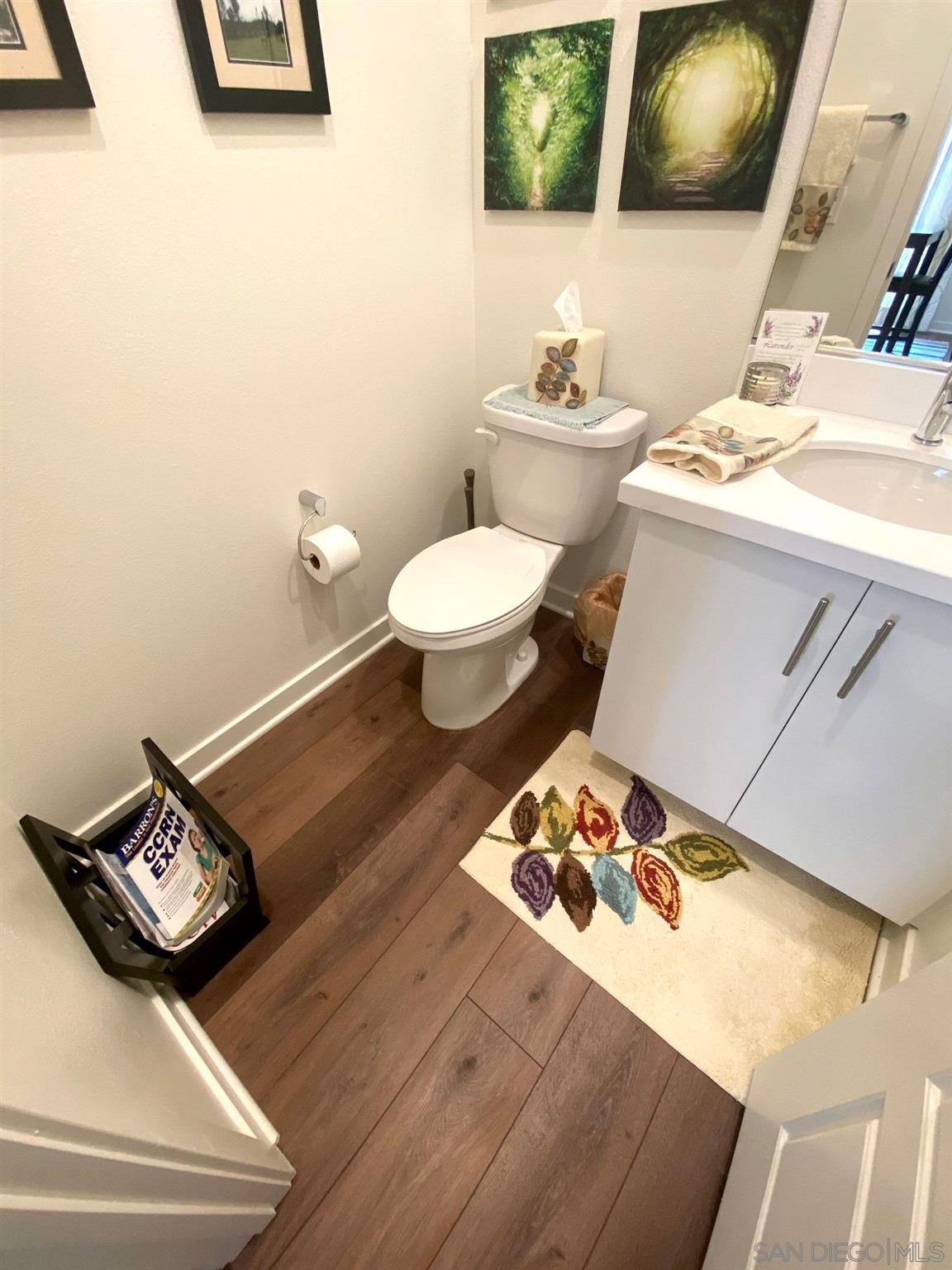 2135 Celestial Way, Unit 2 Chula Vista, CA 91915 - Photo 8 of 24 a bathroom with a sink and a mirror