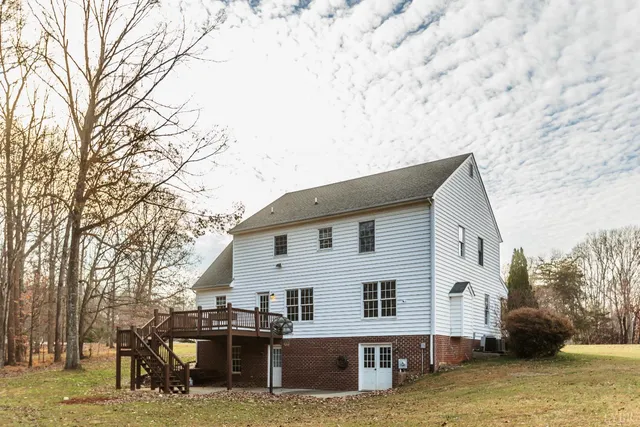 a view of a house with a porch