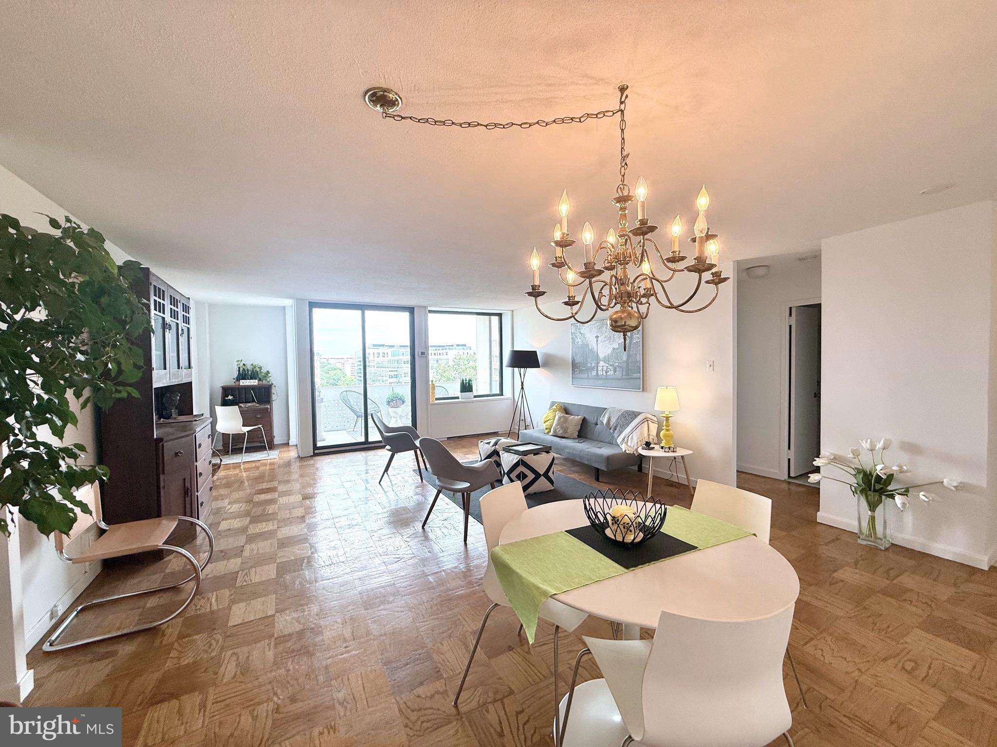 1245 4th Street Southwest, Unit E800 Washington, DC 20024 - Photo 35 of 35 Open Floor Plan w/Office Area