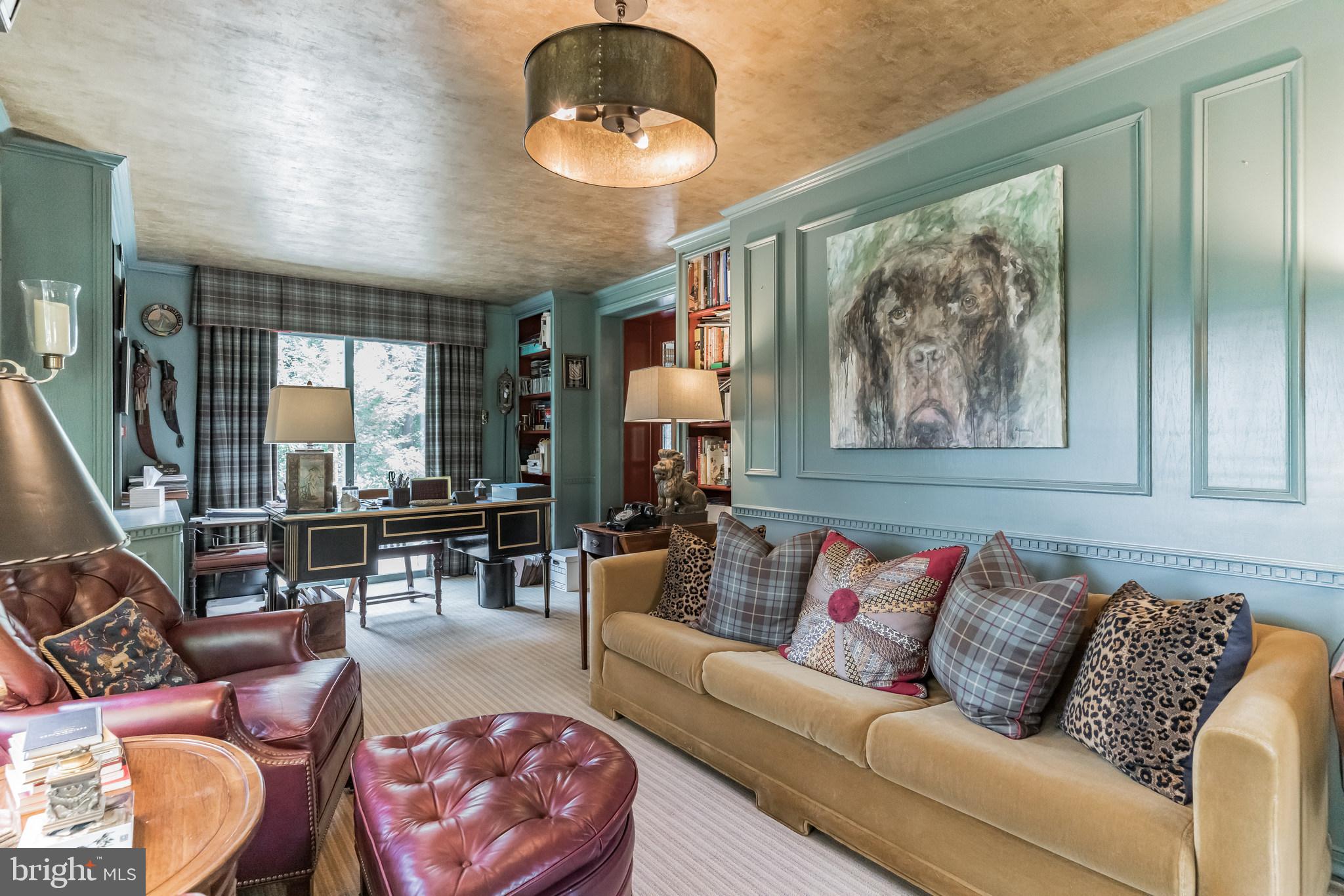 1413 Pepper Road Jenkintown, PA 19046 - Photo 20 of 65 a living room with furniture and a large window