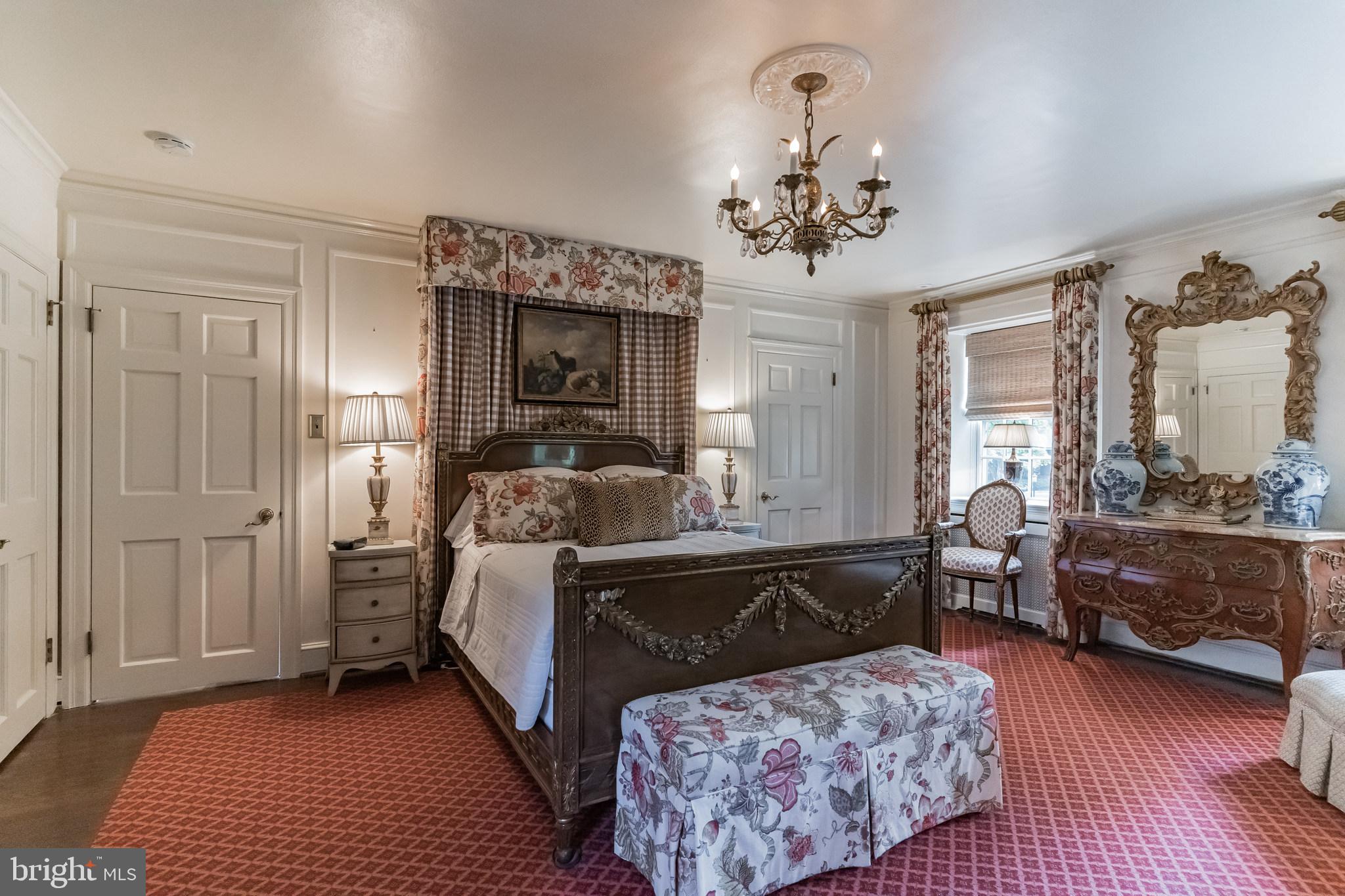 1413 Pepper Road Jenkintown, PA 19046 - Photo 27 of 65 a spacious bedroom with a bed and wooden floor