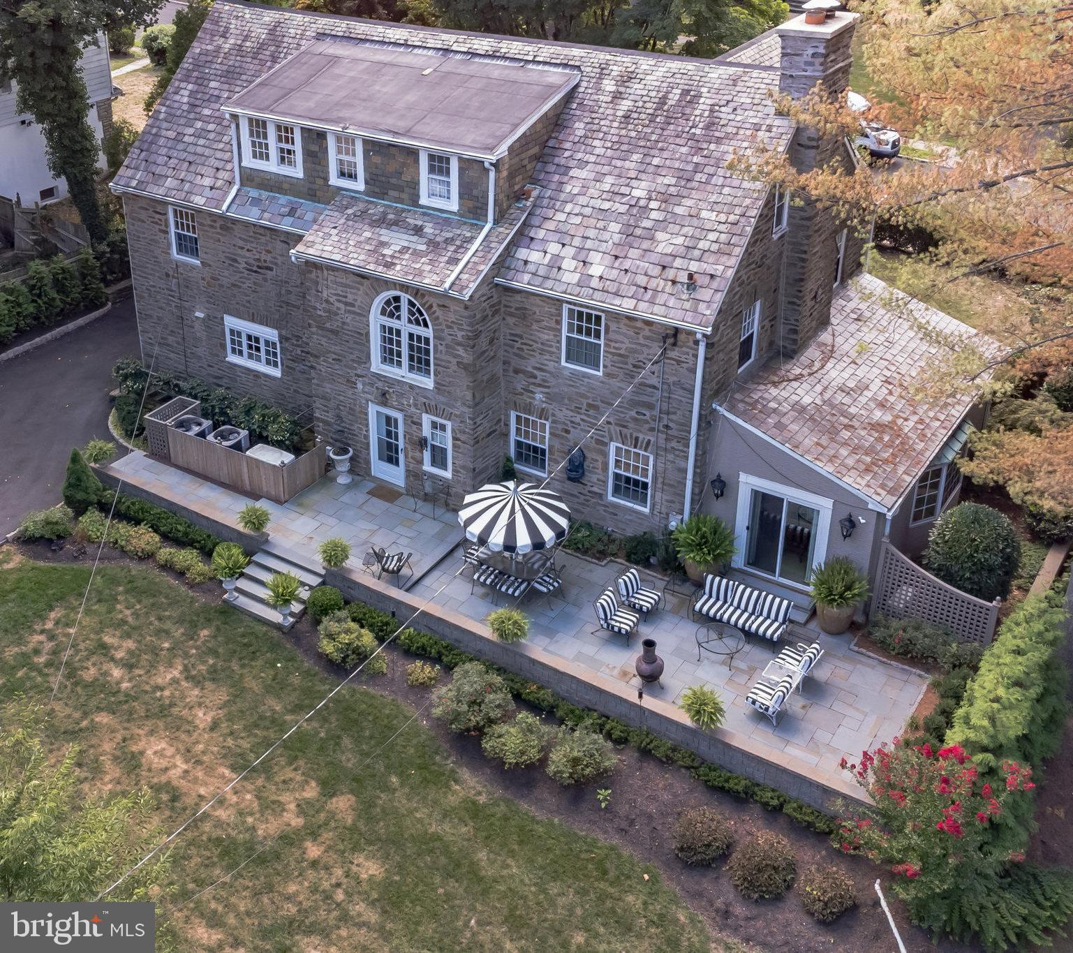1413 Pepper Road Jenkintown, PA 19046 - Photo 3 of 65 an aerial view of a house with garden