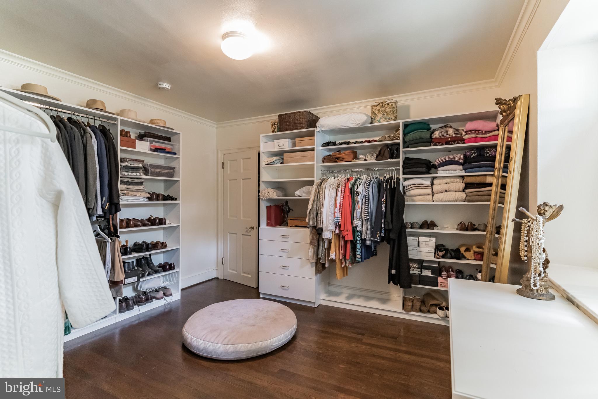 1413 Pepper Road Jenkintown, PA 19046 - Photo 31 of 65 a view of walk in closet with clothes and shoes