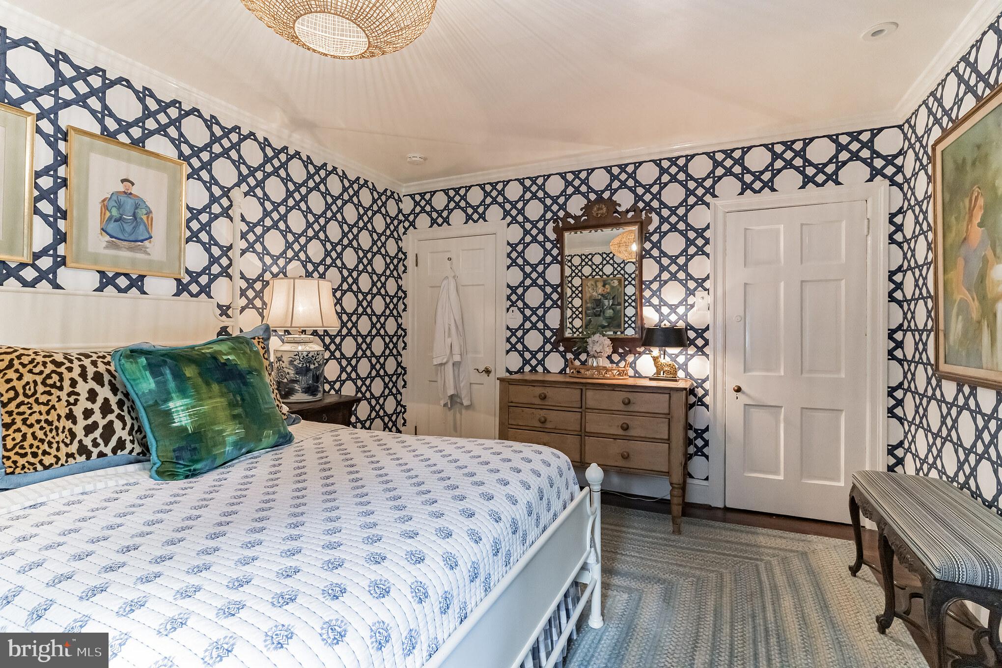 1413 Pepper Road Jenkintown, PA 19046 - Photo 36 of 65 a bedroom with a bed and a cabinets