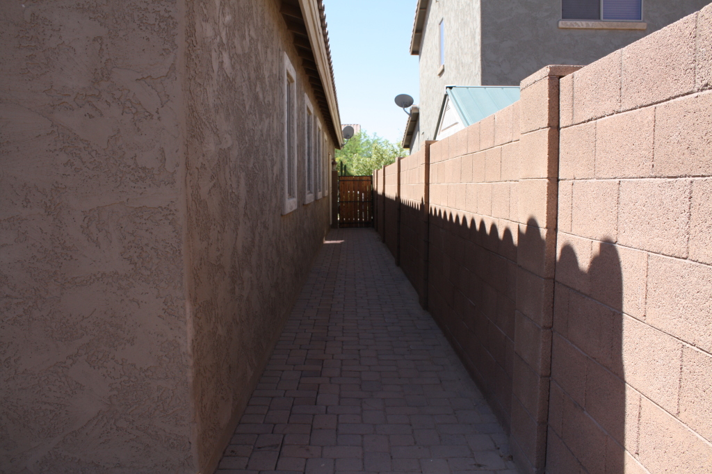 45358 Portabello Road Maricopa, AZ 85139 - Photo 15 of 20 Brick sidewalk to gate