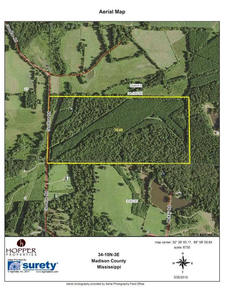 524 Goodloe Road Canton, MS 39046 - Photo 26 of 27 Aerial Map