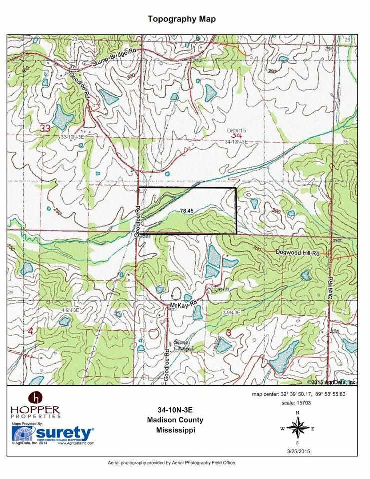 524 Goodloe Road Canton, MS 39046 - Photo 27 of 27 Topography Map