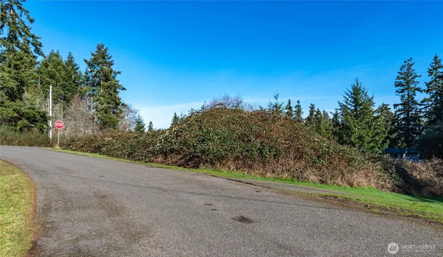 a view of outdoor space with mountain view
