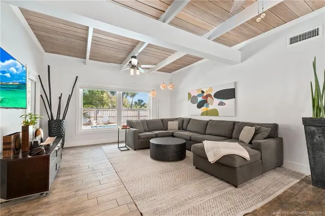 a outdoor space with furniture