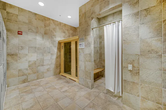a view of bathroom with shower