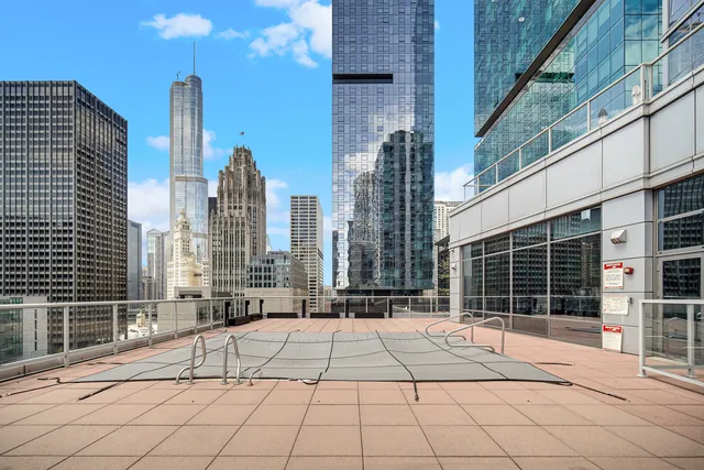 a view of roof with a potted plant