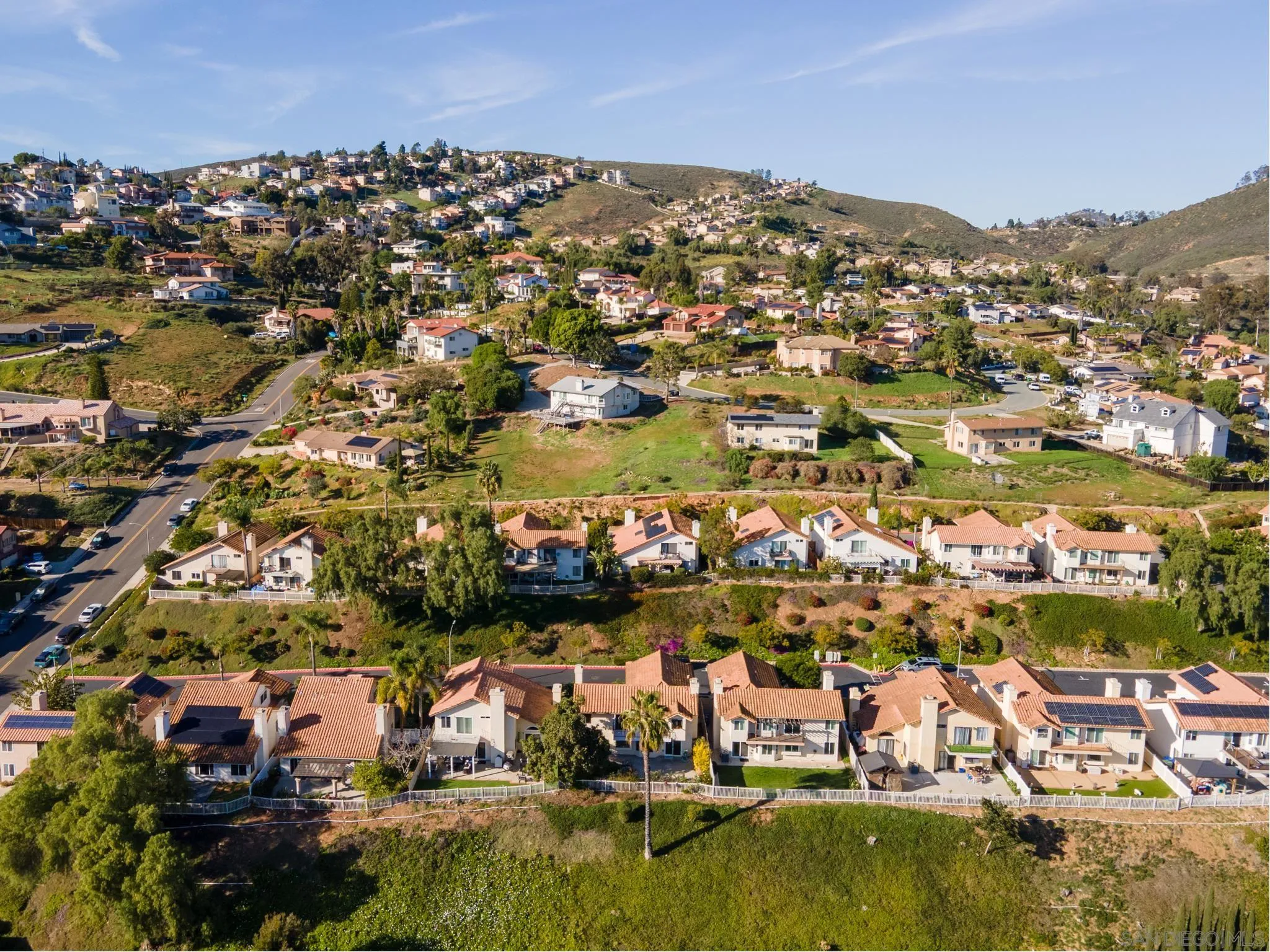 10137 Greenleaf Road Spring Valley, CA 91977 - Photo 55 of 58 an aerial view of residential houses with outdoor space