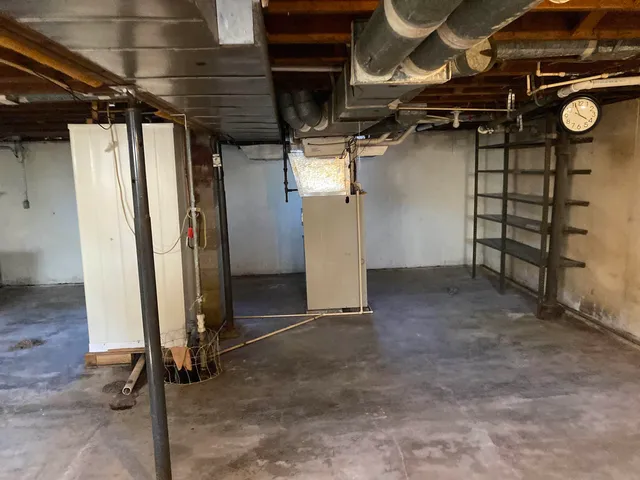 a view of water heater room