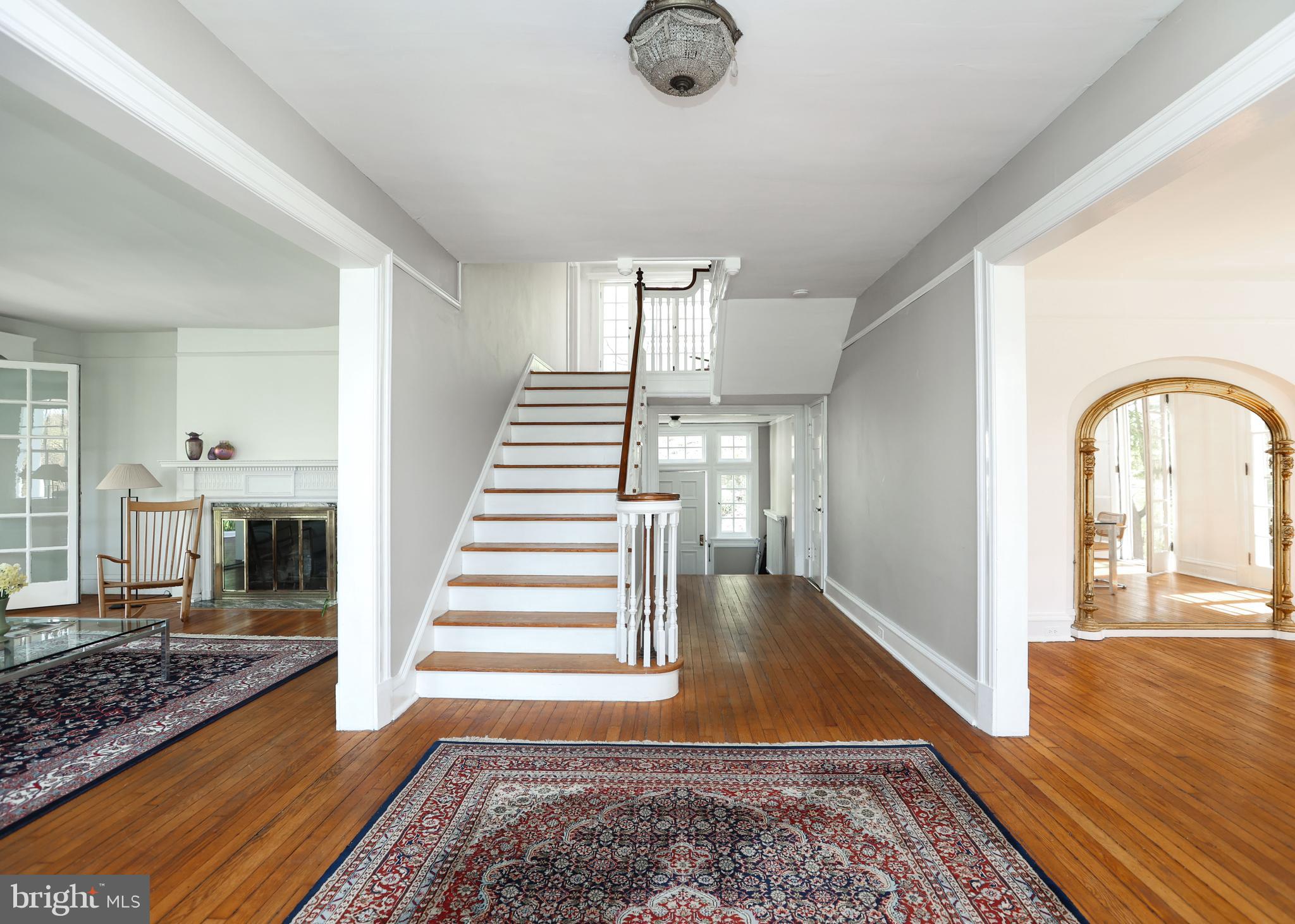 103 Edgevale Road Baltimore, MD 21210 - Photo 15 of 71 Gracious hall continues through to back door