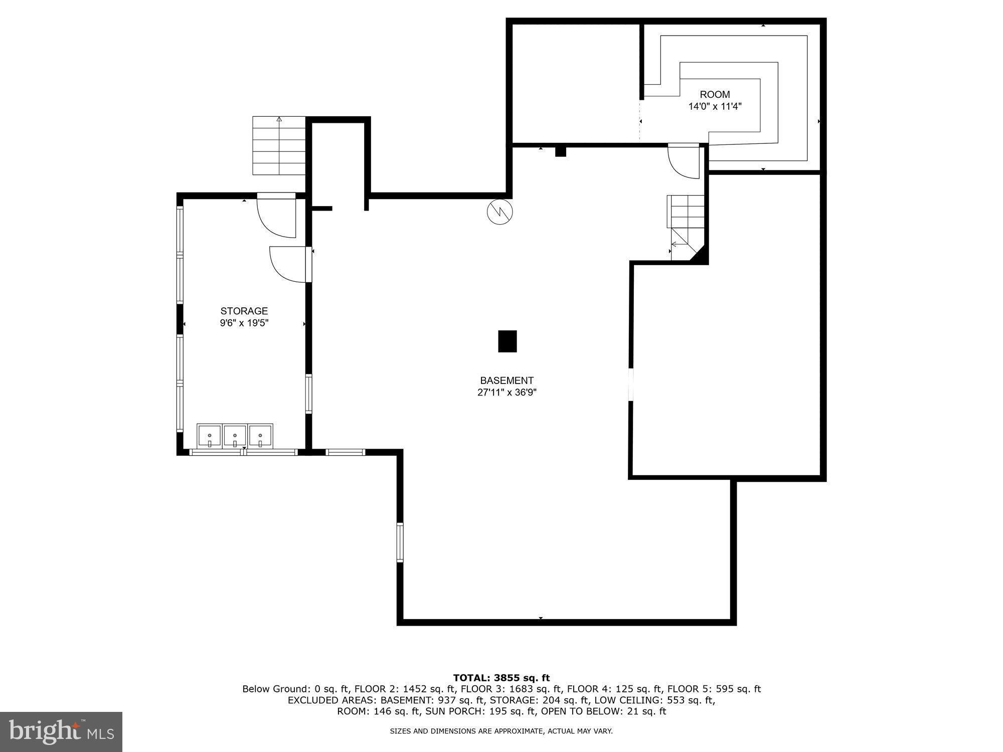 103 Edgevale Road Baltimore, MD 21210 - Photo 63 of 71 Basement plan
