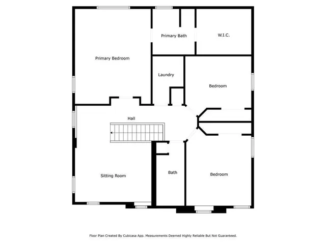 a picture of a bench in front of a door