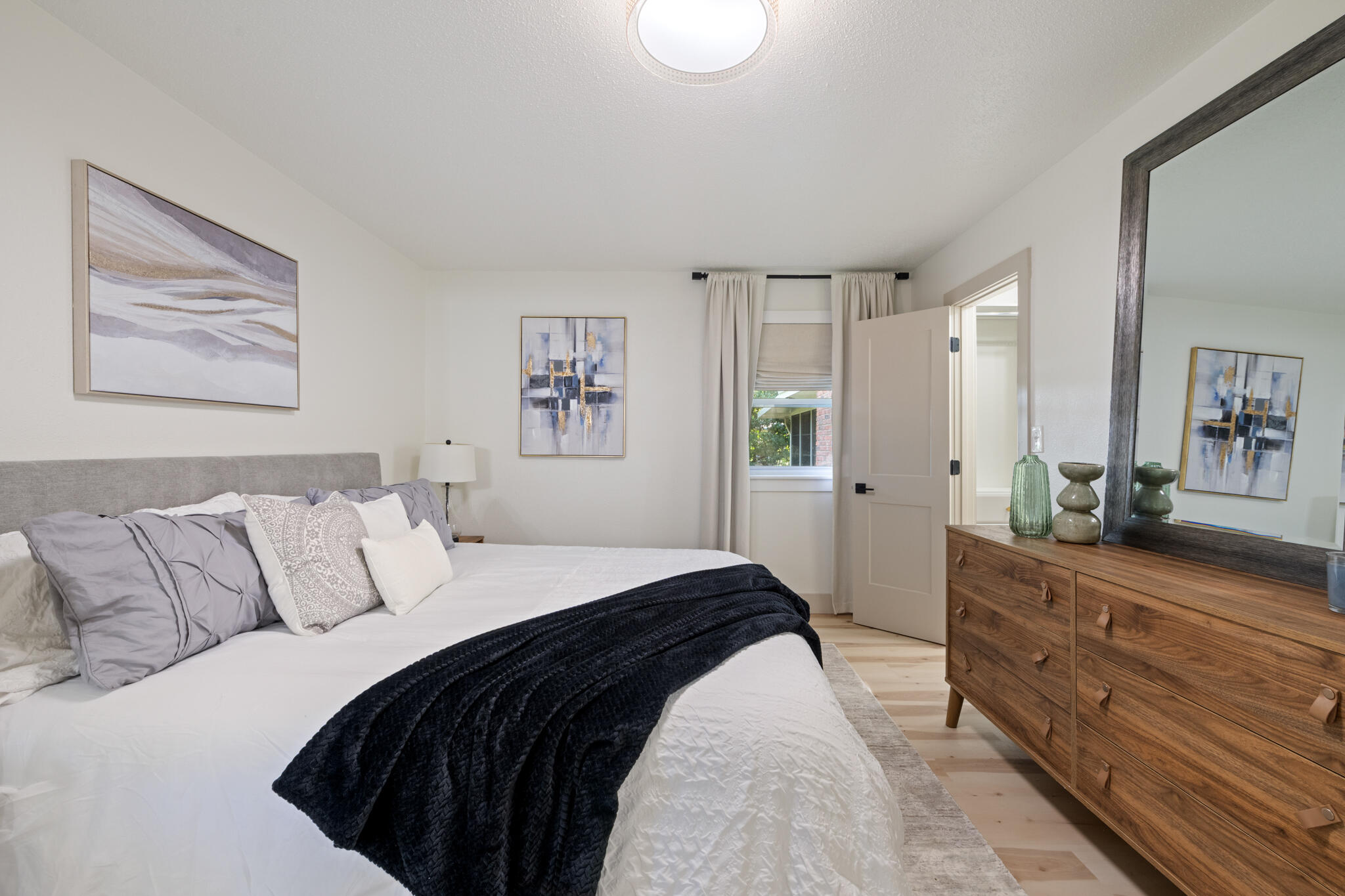 538 22nd Street Niceville, FL 32578 - Photo 18 of 46 a bedroom with a bed and a dresser