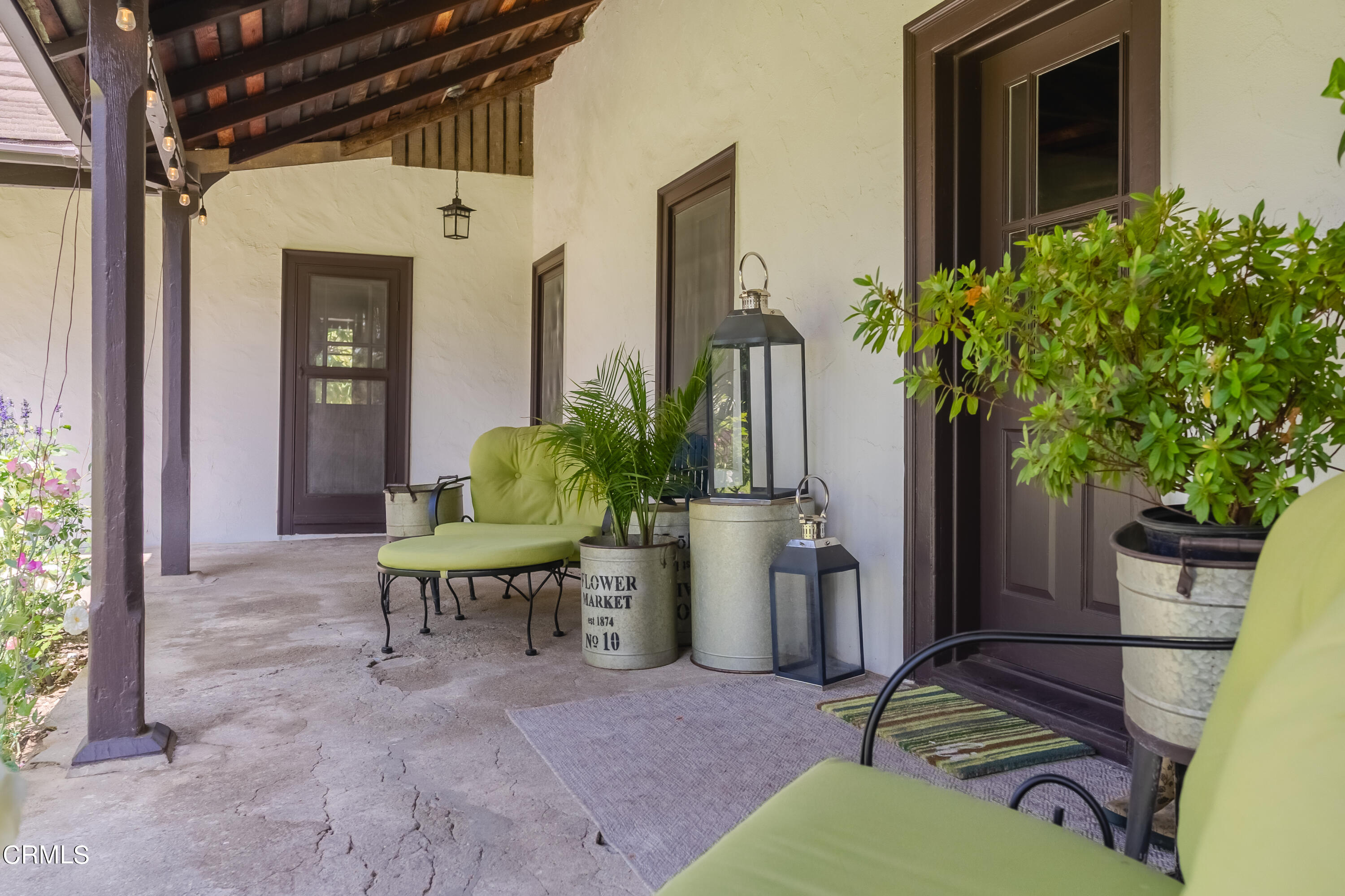 919 Puddingstone Drive La Verne, CA 91750 - Photo 8 of 42 a view of balcony with a potted plant and a chair