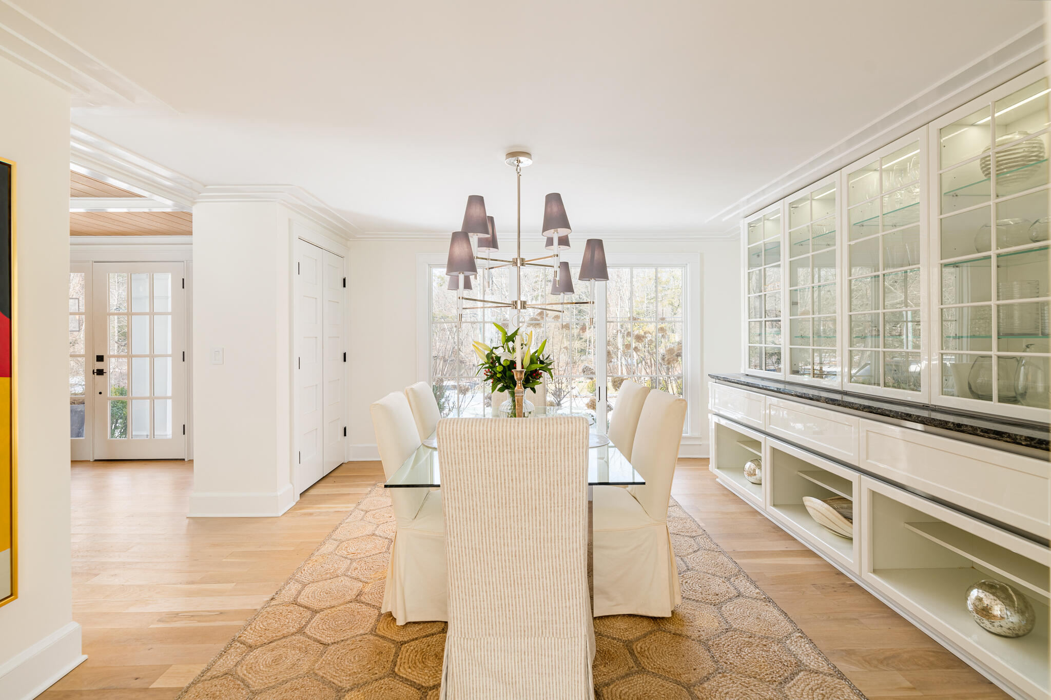 65 Mill Road New Canaan, CT 06840 - Photo 14 of 42 a view of a living room and entryway