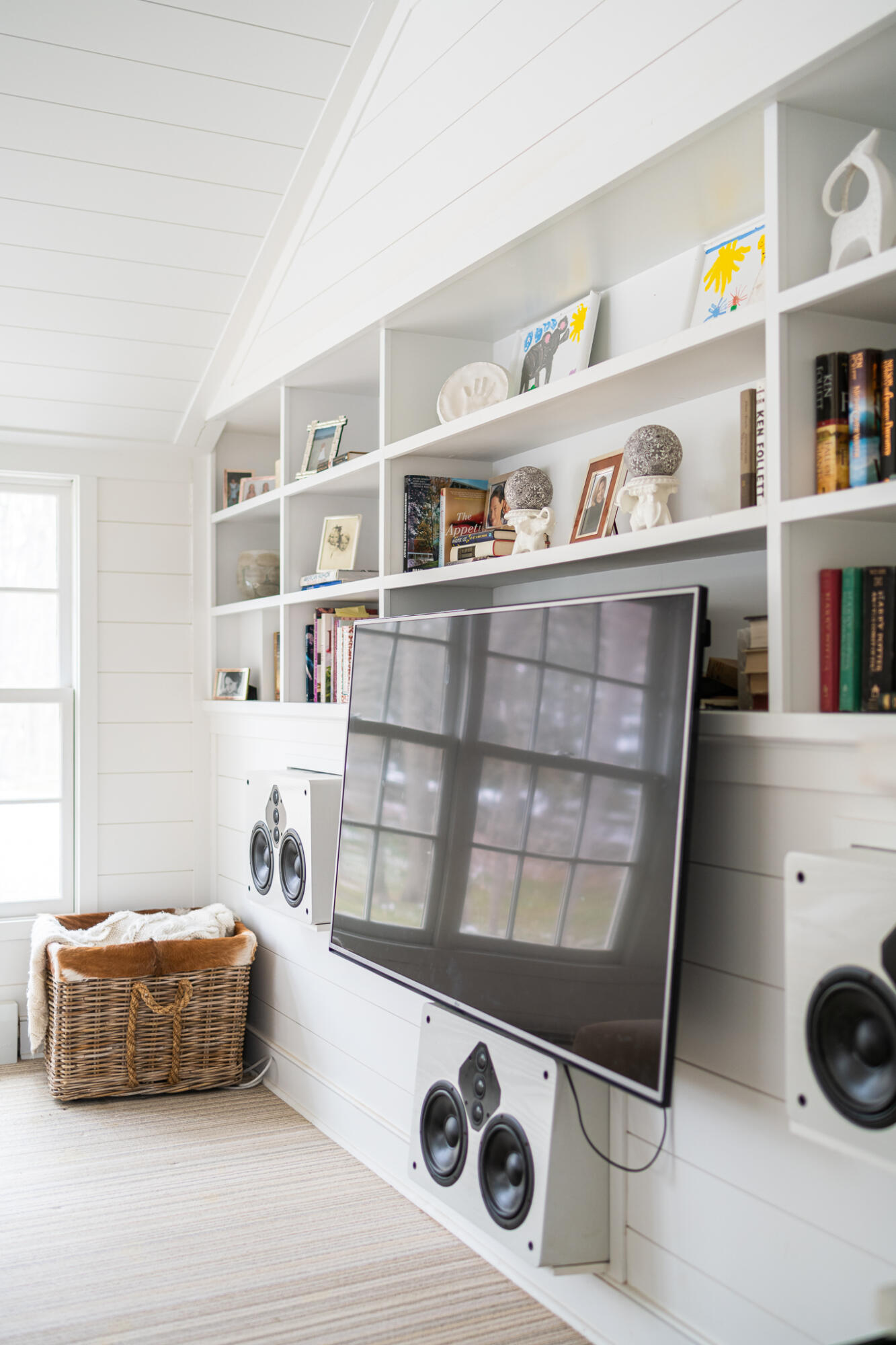 65 Mill Road New Canaan, CT 06840 - Photo 24 of 42 a bedroom with a bed and a shelf