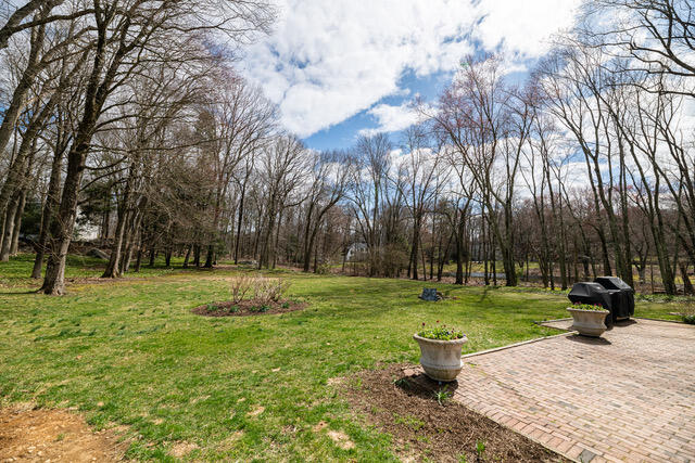 65 Mill Road New Canaan, CT 06840 - Photo 41 of 42 a garden view with a fountain