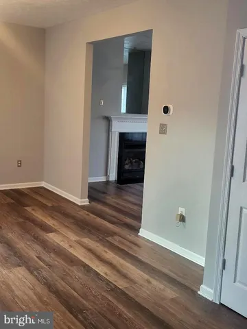 a view of wooden balcony