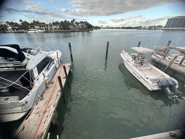 a view of a ocean with city view