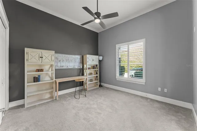 a large hall with lots of counter space