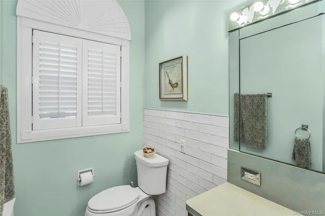 a bathroom with a toilet a sink a mirror and a shower