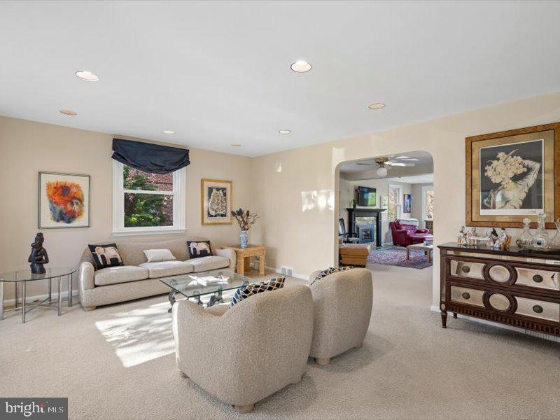 1723 Ridgeway Road Havertown, PA 19083 - Photo 5 of 35 a living room with furniture and a flat screen tv