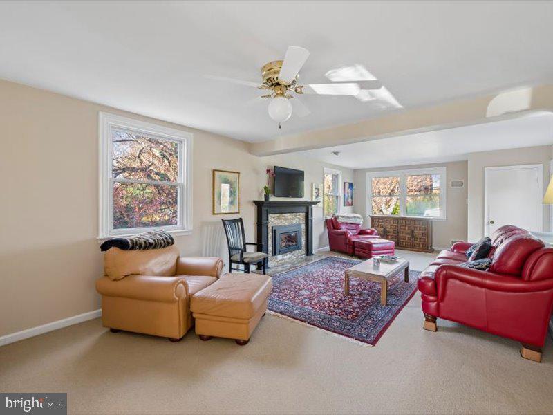 1723 Ridgeway Road Havertown, PA 19083 - Photo 9 of 35 a living room with furniture fireplace and flat screen tv