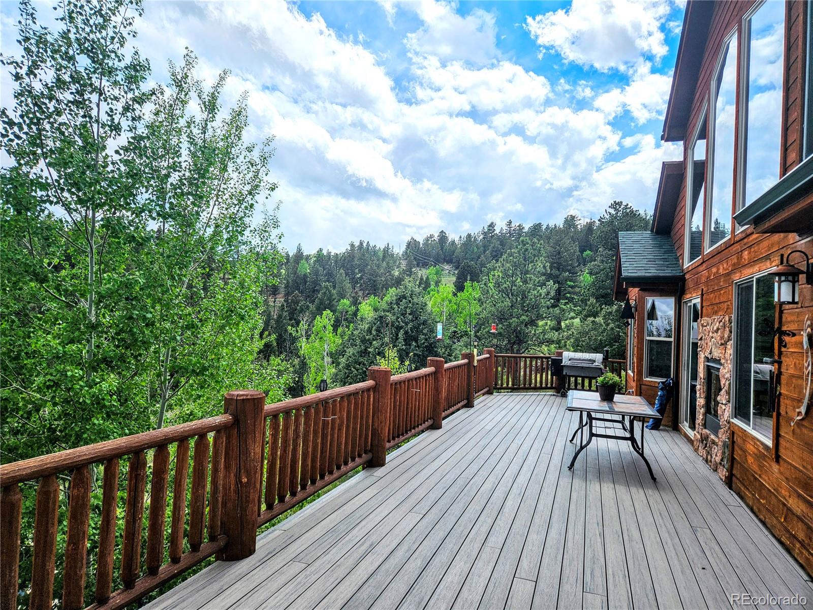 14514 Reserve Road Pine, CO 80470 - Photo 7 of 31 a view of roof deck with patio