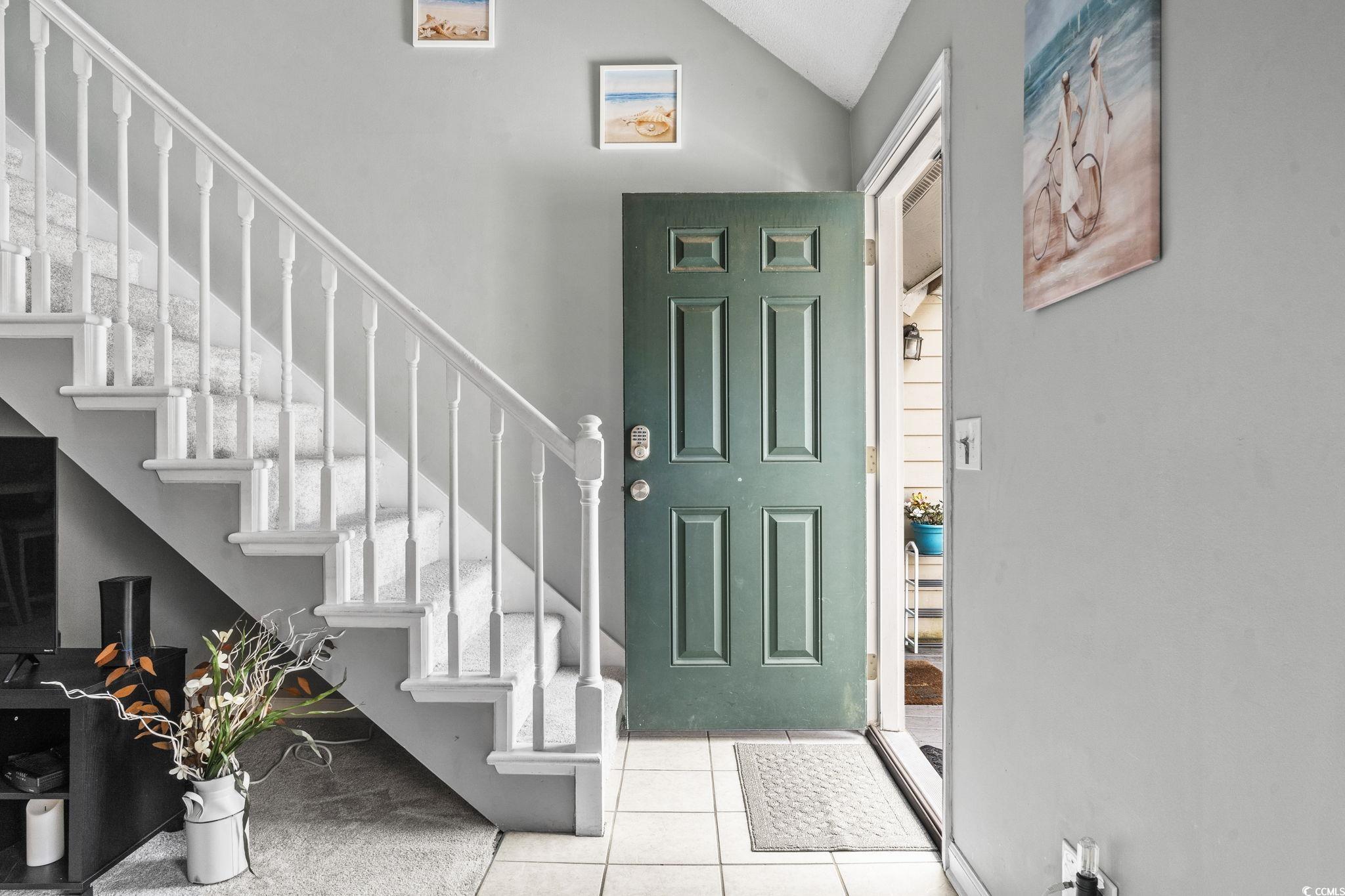 416 Cambridge Circle, Unit H5 Murrells Inlet, SC 29576 - Photo 15 of 28 Bedroom featuring ceiling fan, carpet floors, a sp