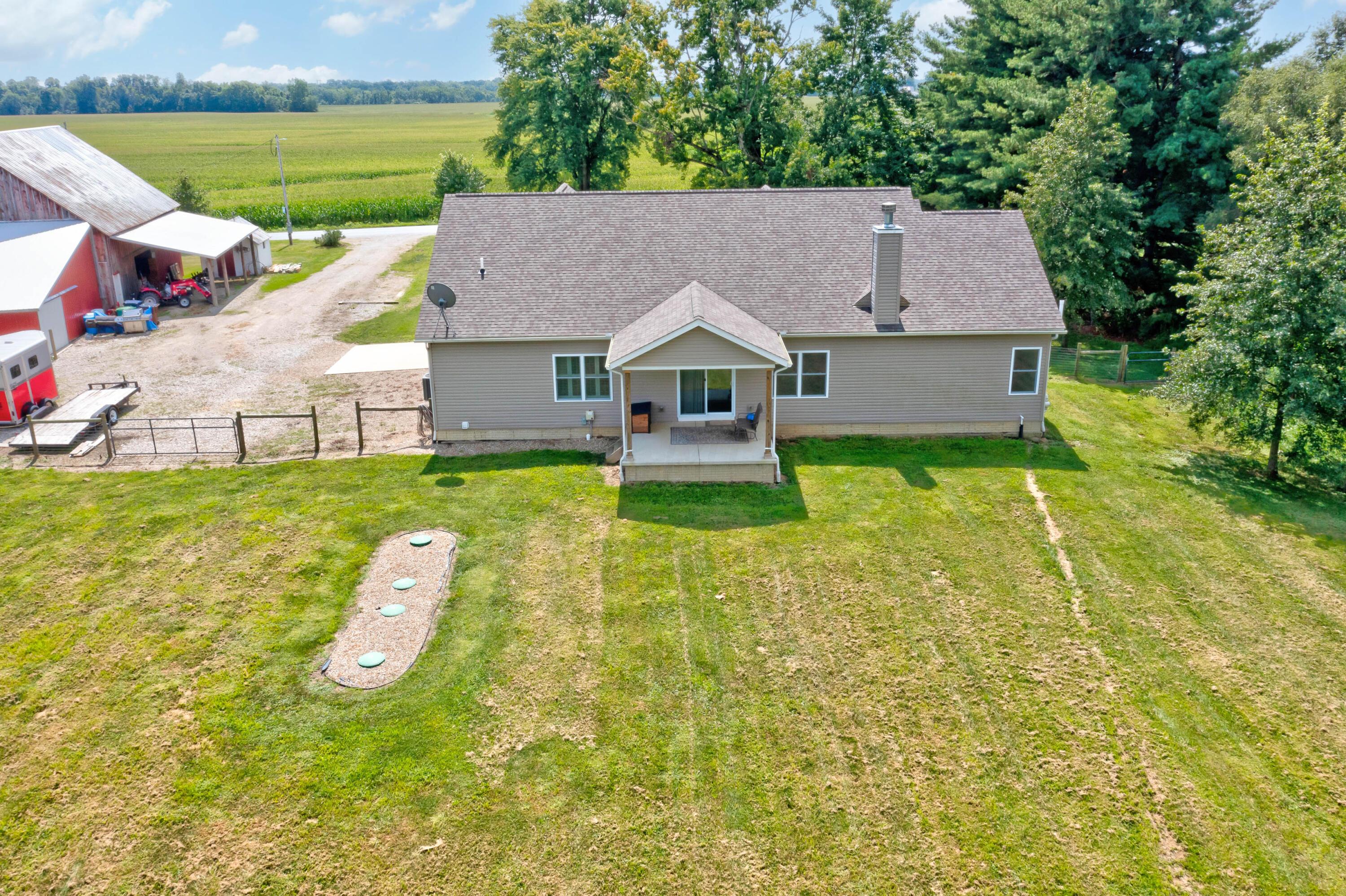 16347 Murphy Road Sunbury, OH 43074 - Photo 62 of 74 59. Rear View of Home & Fenced Yard