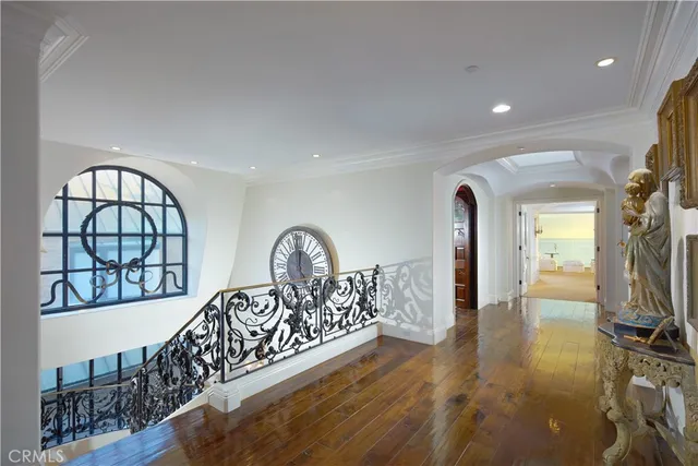 a view of front door with dining room and stairs