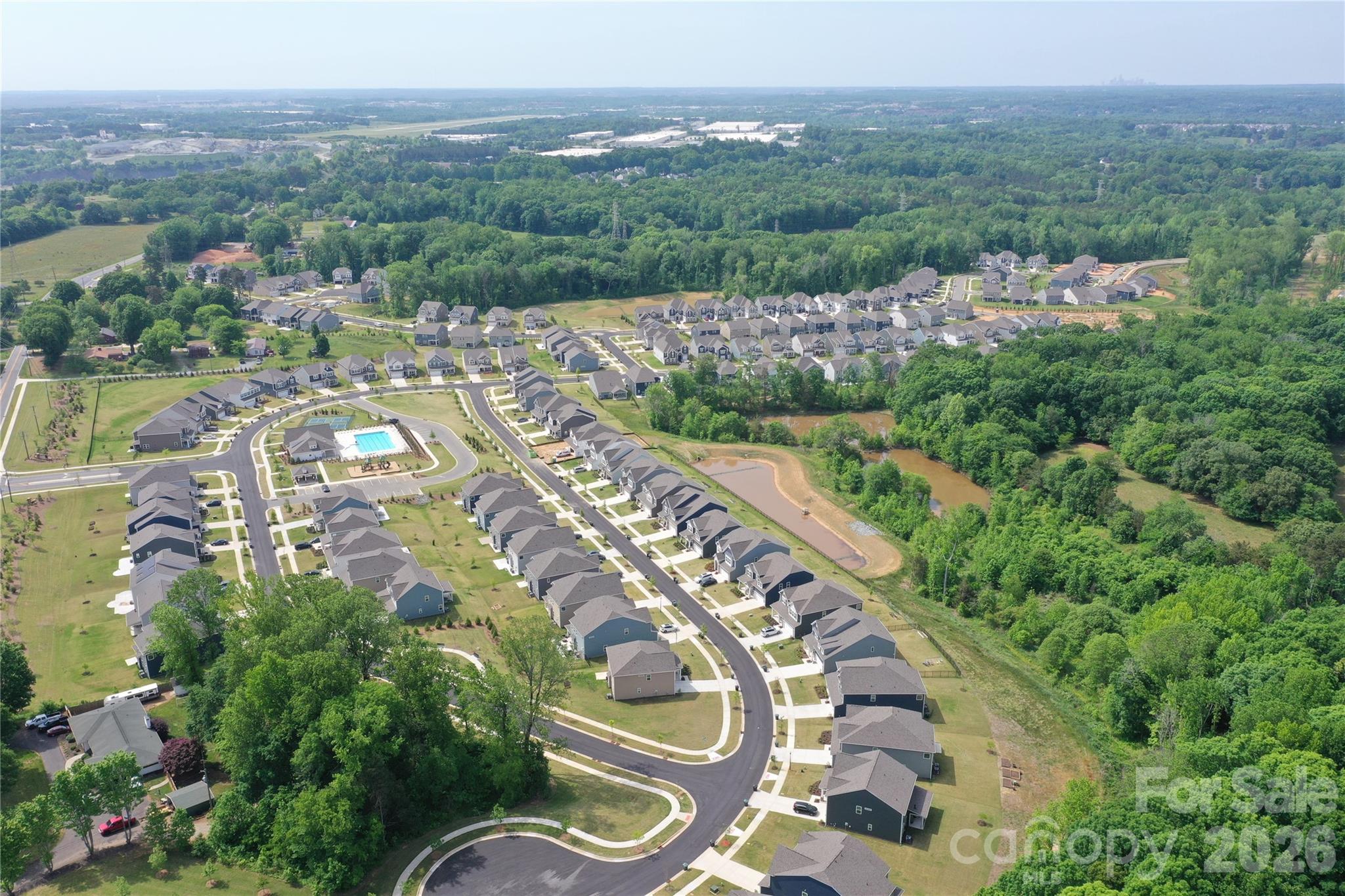 618 Downshire Road Northwest Concord, NC 28027 - Photo 5 of 10 an aerial view of a city