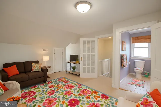 a view of a room with window and closet area