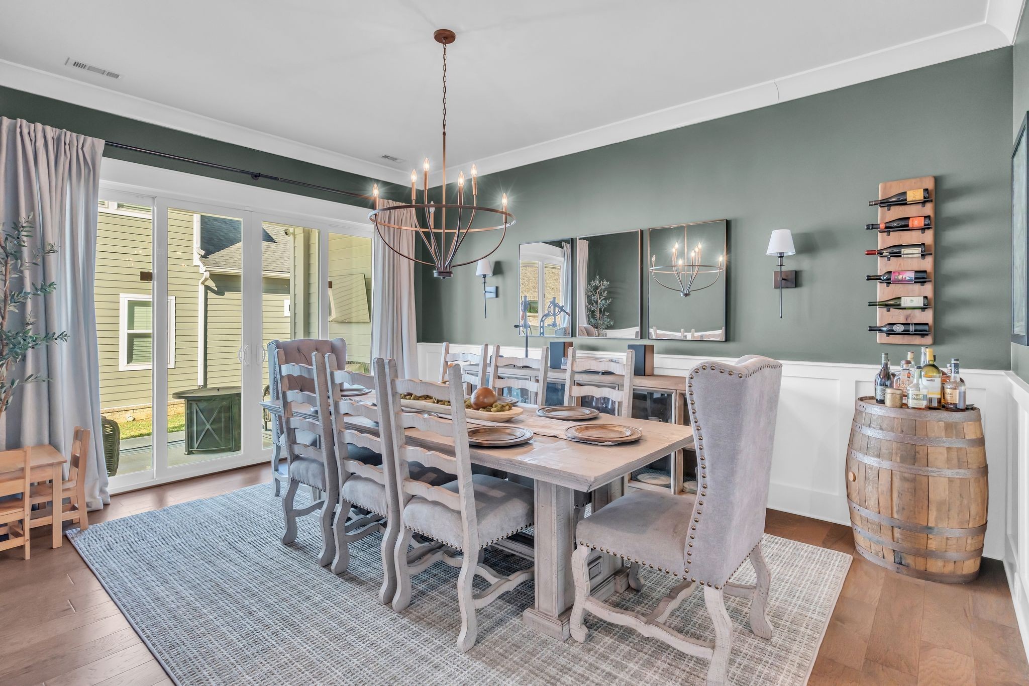 368 Azalea Circle Hendersonville, TN 37075 - Photo 20 of 61 a view of a dining room with furniture wooden floor and chandelier