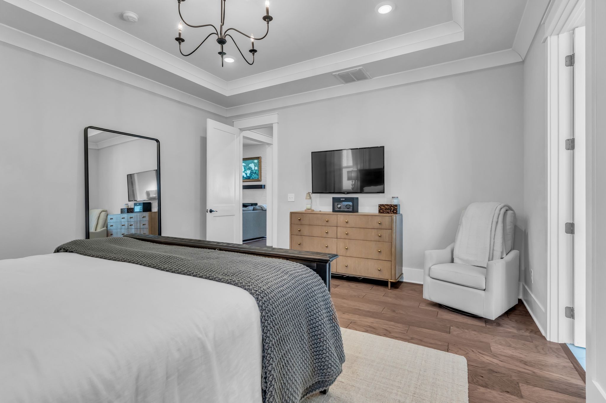 368 Azalea Circle Hendersonville, TN 37075 - Photo 24 of 61 a bedroom with bed and flat screen tv