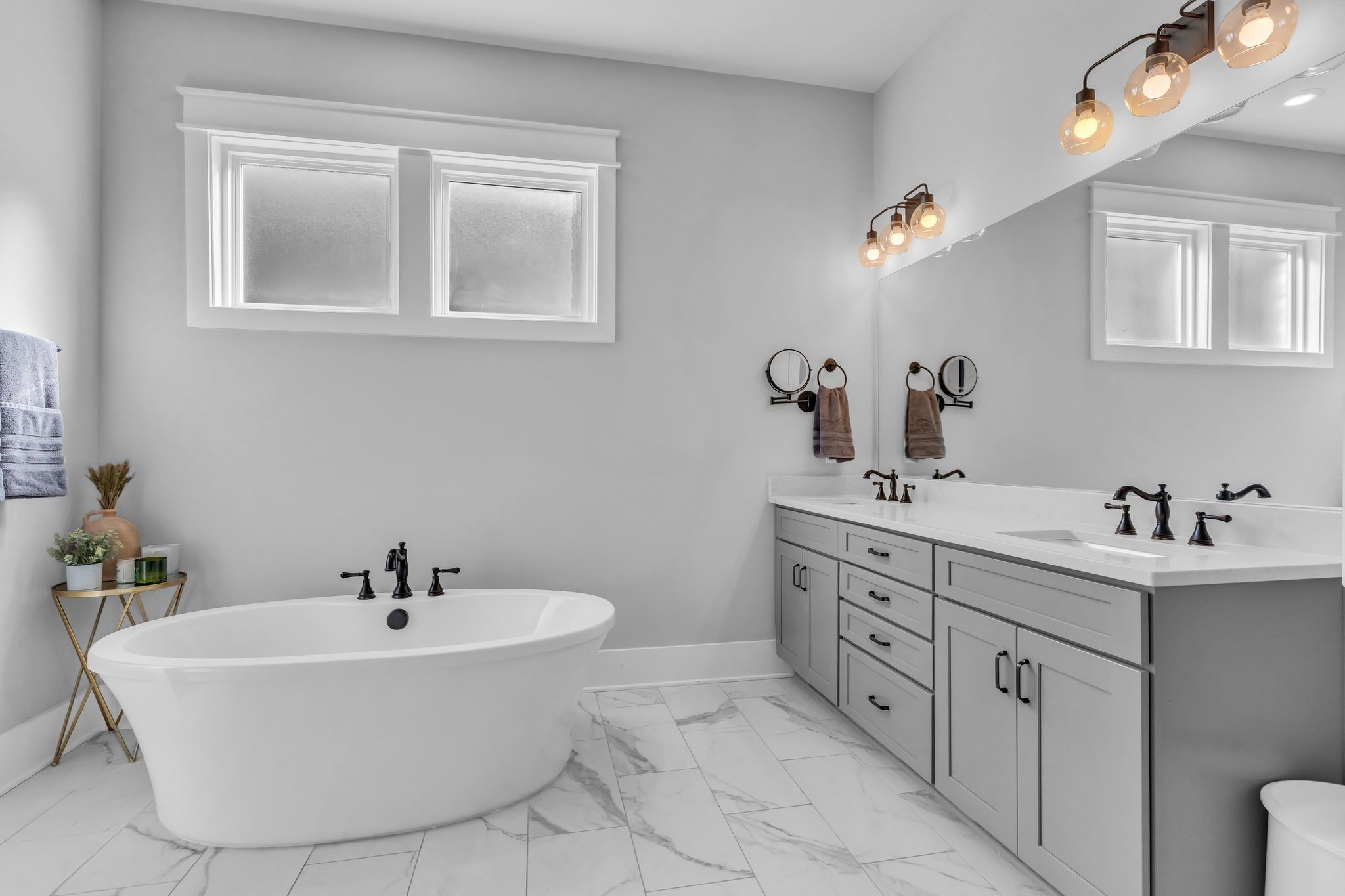 368 Azalea Circle Hendersonville, TN 37075 - Photo 26 of 61 a bathroom with a tub sink and mirror