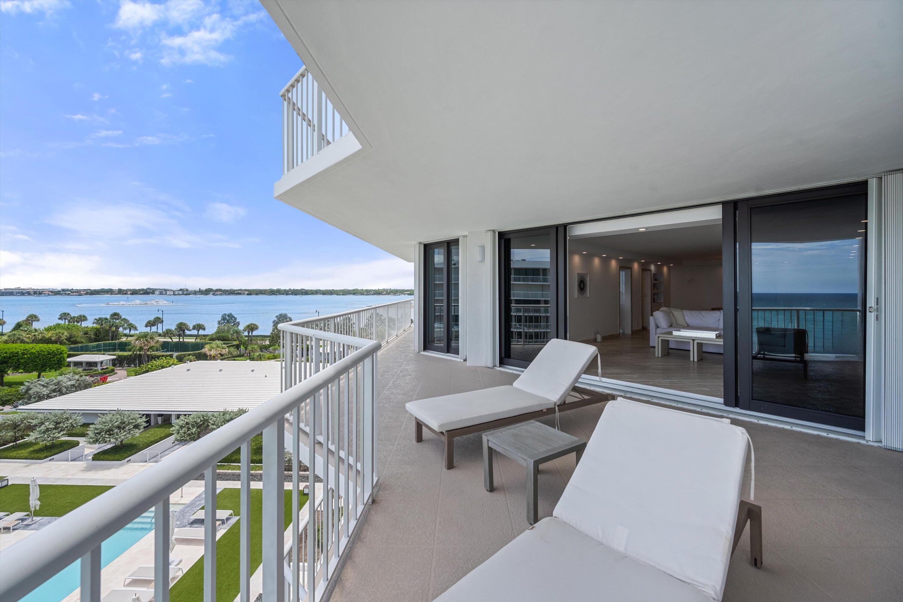 3170 South Ocean Boulevard, Unit 601N Palm Beach, FL 33480 - Photo 28 of 38 Balcony