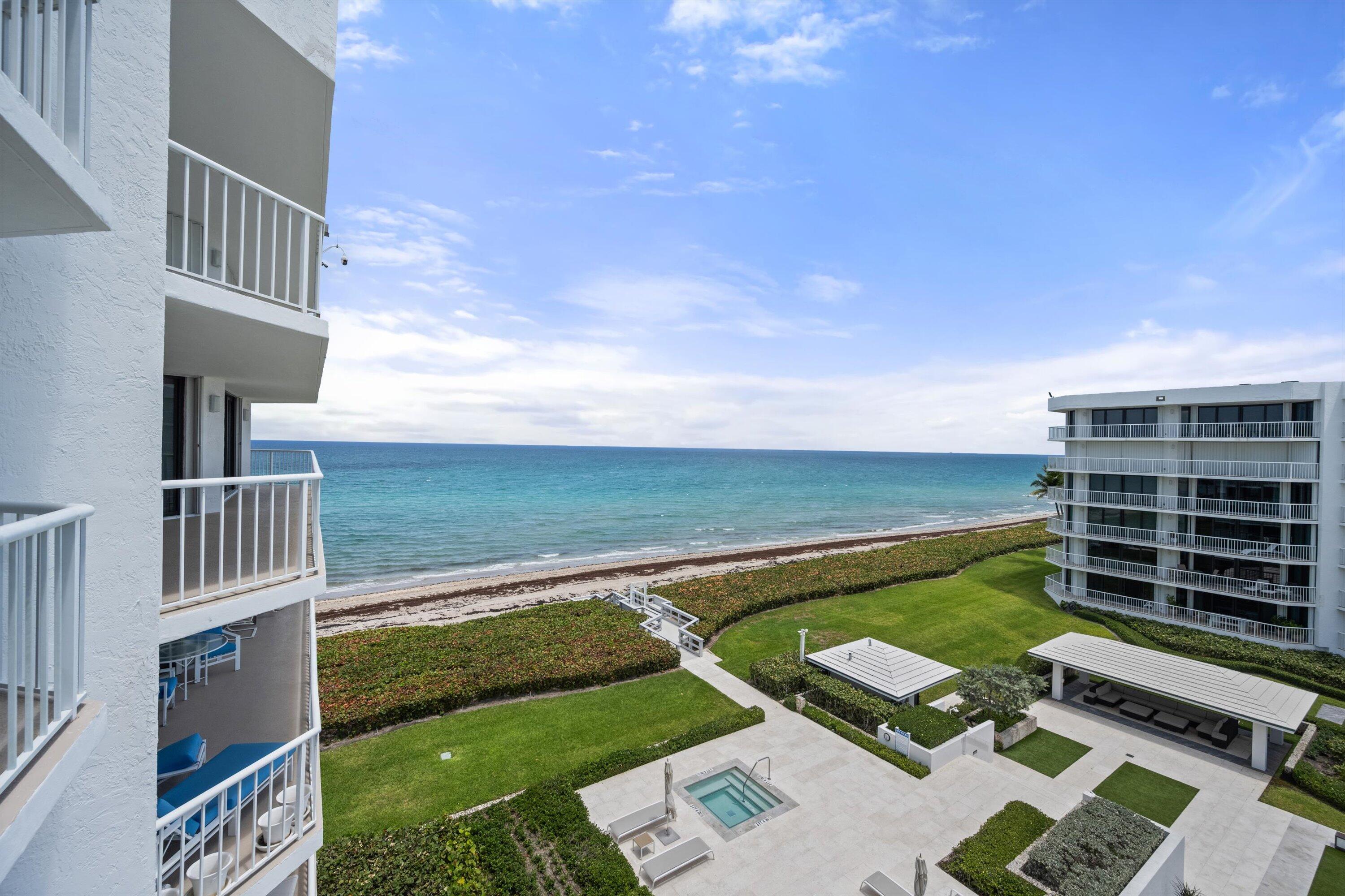 3170 South Ocean Boulevard, Unit 601N Palm Beach, FL 33480 - Photo 30 of 38 Balcony View